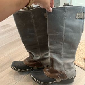 Sorel slim pack rain boots